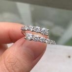 Round Half Eternity Band