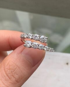 Round Half Eternity Band