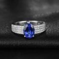 Oval Solitaire Anniversary Ring