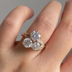 Round Three Stone Ring