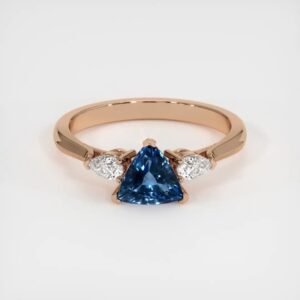 Trillion Three Stone Ring