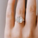 Asscher Solitaire Birthday Ring