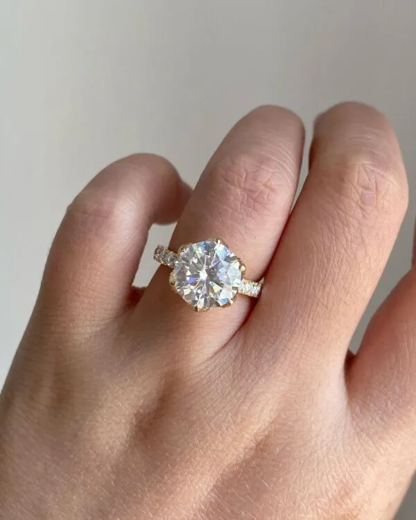 Round Solitaire Engagement Ring