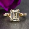 White Emerald Anniversary Ring