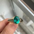 Oval Bezel Proposal Ring