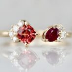Cushion and Oval Ring