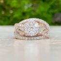 Round Cluster Anniversary Ring