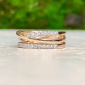 Round Solitaire Birthday Ring
