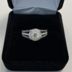 Round Halo Wedding Ring