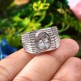 Oval Bezel Engagement Ring