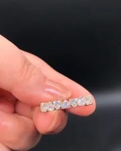 Heart Full Eternity Ring