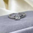 Princess Solitaire Birthday Ring