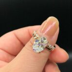 Oval Solitaire Ring Set