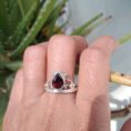 Pear Bezel Wedding Ring