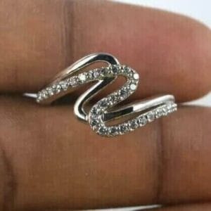 Round Pave Birthday Ring