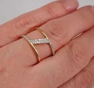 Round Pave Promise Band