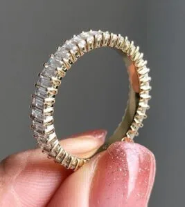 Baguette Full Eternity Ring