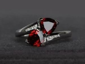 Trillion Cut Engagement Ring