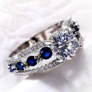 Round Solitaire Wedding Ring