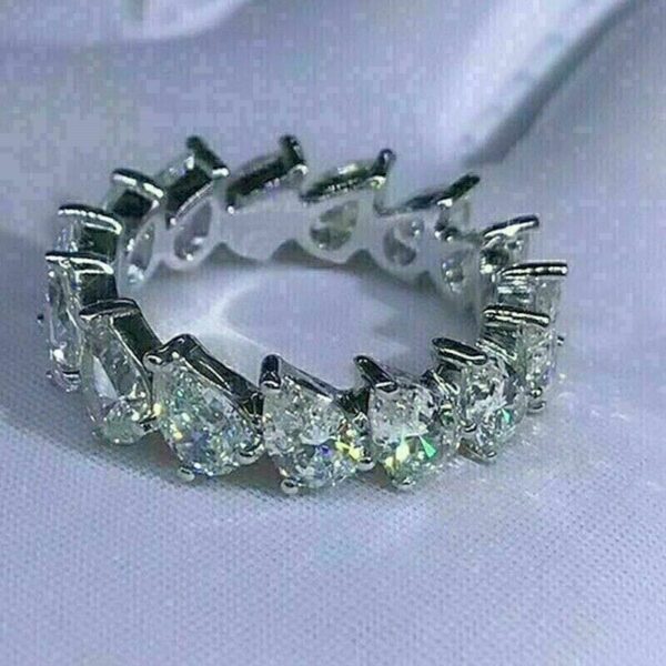 Pear Eternity Engagement Band