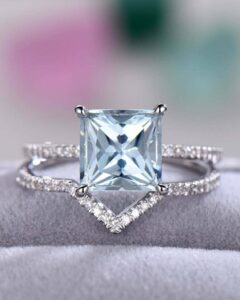Princess Anniversary Ring Set