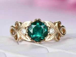 Round Solitaire Anniversary Ring