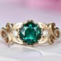 Round Solitaire Anniversary Ring