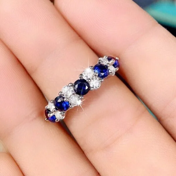 Round Half Eternity Band