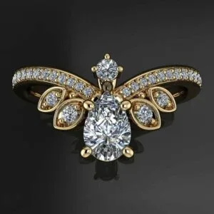 Pear Solitaire Engagement Ring