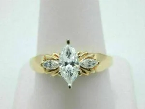 Marquise Three Stone Ring