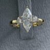 Marquise Three Stone Ring