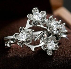 Round Solitaire Anniversary Ring
