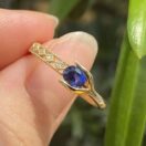 Oval Solitaire Promise Ring