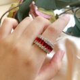Emerald Full Eternity Band