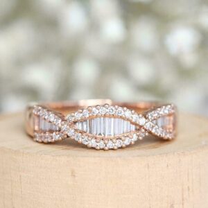 Baguette Anniversary Band Ring
