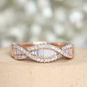 Baguette Anniversary Band Ring
