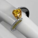 Heart Solitaire Wedding Ring