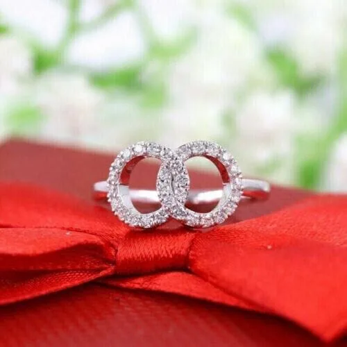 Round Solitaire Anniversary Ring