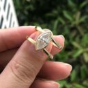 Marquise Bezel Wedding Ring