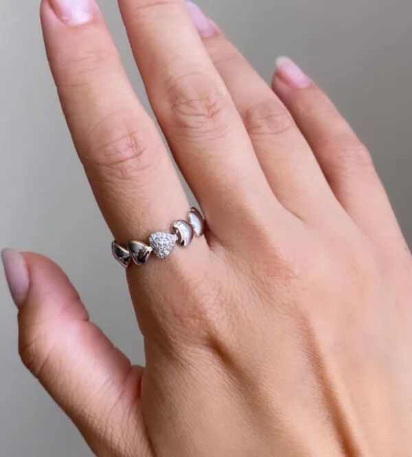 Round Cluster Anniversary Ring