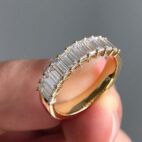 Baguette Half Eternity Ring