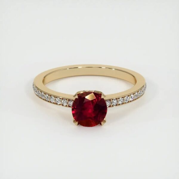 Round Solitaire Wedding Ring