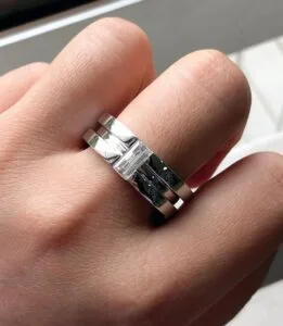 Baguette Bezel Engagement Ring
