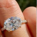 Oval Solitaire Engagement Ring