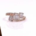 Baguette Three Stone Ring