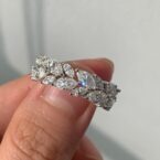 Marquise Half Eternity Band