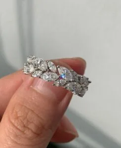 Marquise Half Eternity Band