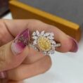 Oval Halo Birthstone Ring