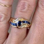 Oval Bezel Wedding Ring