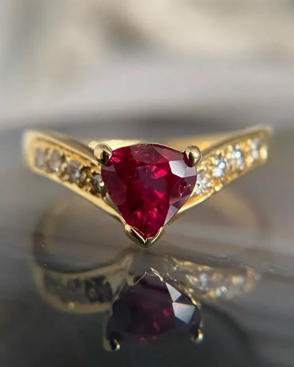 Trillion Solitaire Proposal Ring